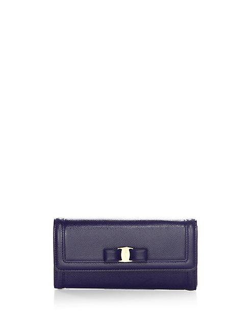 Salvatore Ferragamo - Vara Bow Continental Leather Wallet