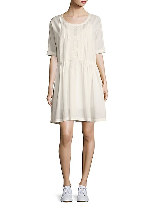 Current/Elliott - The Lacey Cotton Eyelet Dress