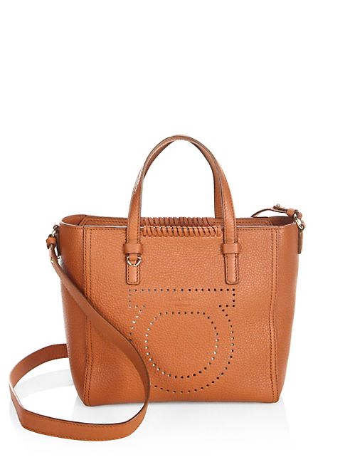 Salvatore Ferragamo - Gancio Mood Small Marta Leather Tote