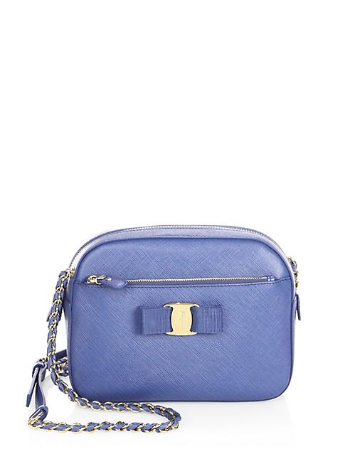 Salvatore Ferragamo - Vara Lydia Leather Small Camera Crossbody Bag