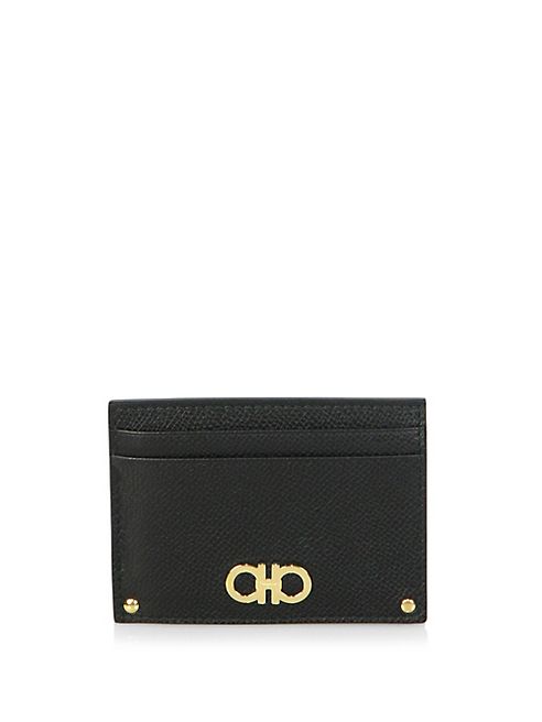 Salvatore Ferragamo - Gancini Leather ID Holder Card Case