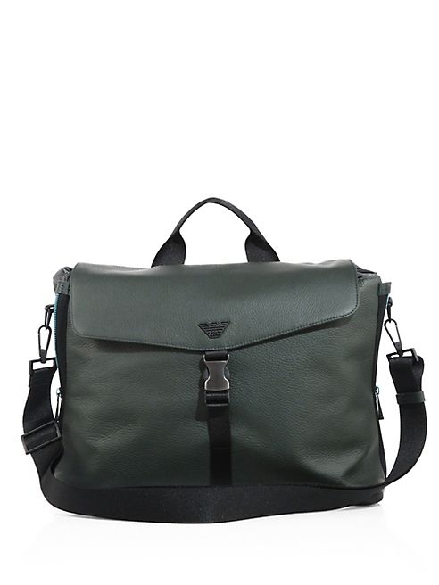 Emporio Armani - Buckle Front Messenger Bag