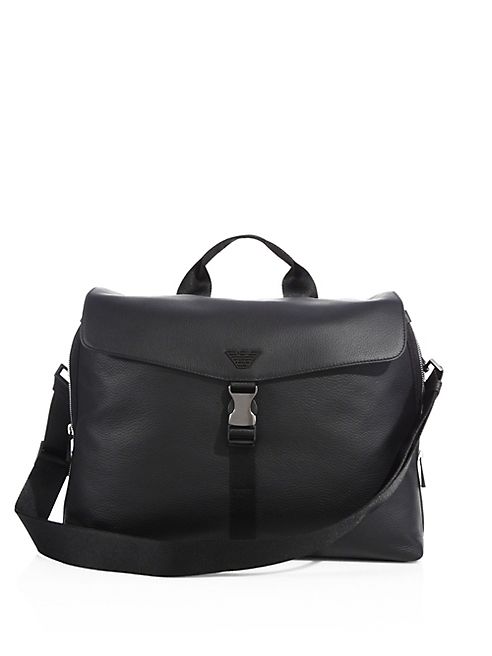 Emporio Armani - Buckle Front Messenger Bag