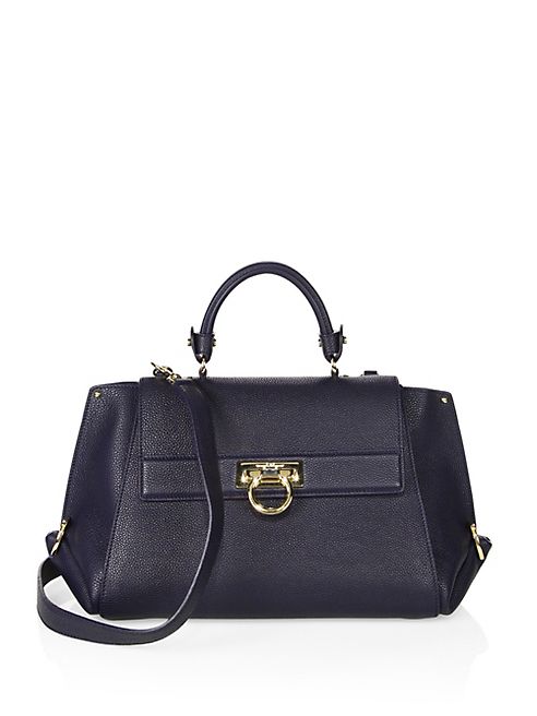 Salvatore Ferragamo - Mediterraneo Vitello Medium Sofia Mirto Satchel