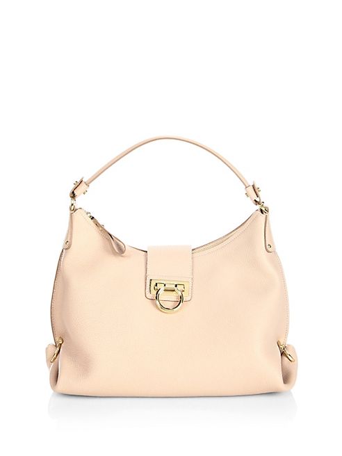 Salvatore Ferragamo - Mediterraneo Vitello Small Fanisa Leather Hobo