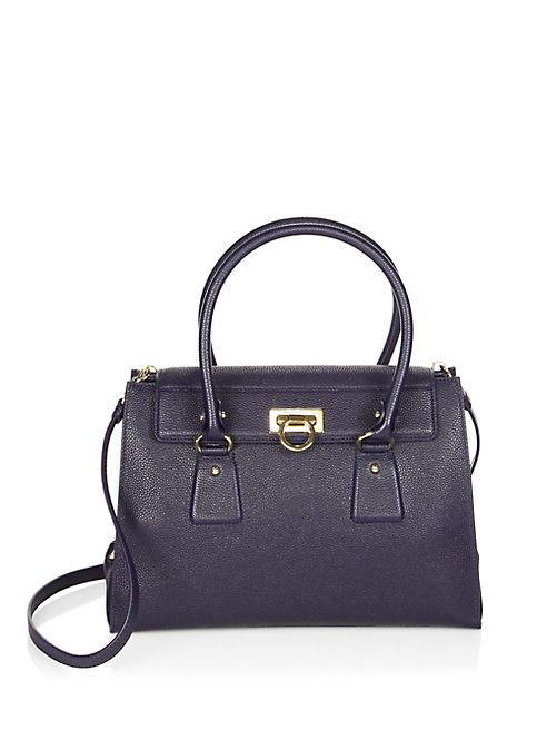 Salvatore Ferragamo - Mediterraneo Vitello Lotty Leather Tote