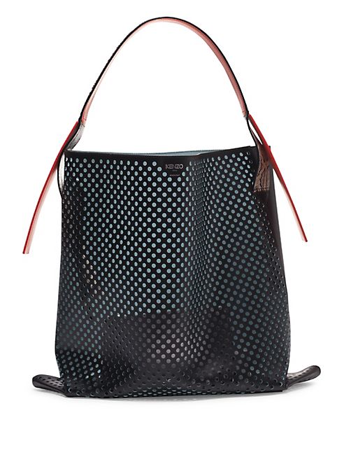 KENZO - Rizo Large Leather Hobo Bag