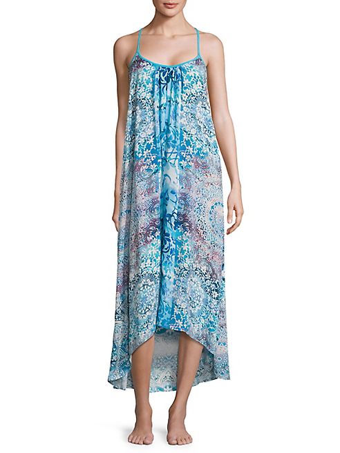 In Bloom - Floral Hi-Lo Nightgown