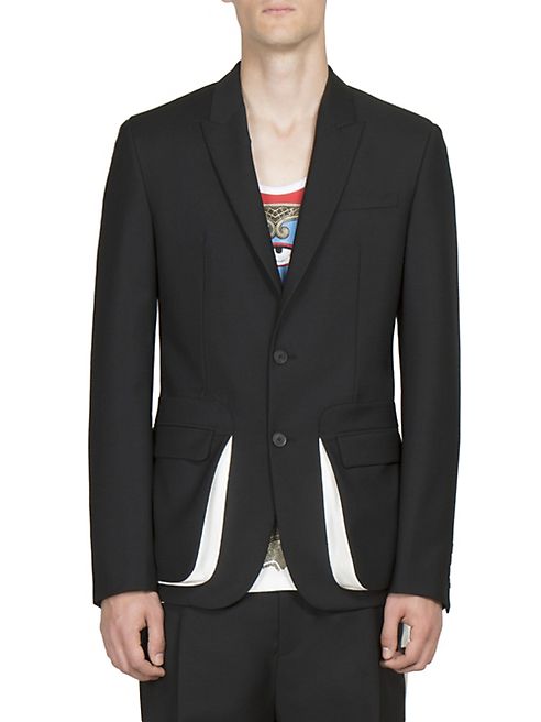 Givenchy - Double Button Wool Blend Blazer