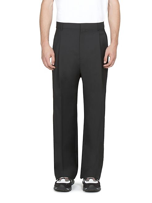 Givenchy - Striped Wool Blend Trousers