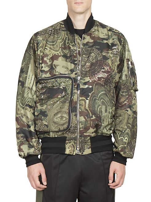 Givenchy - Camouflage Printed Bomber Jacket