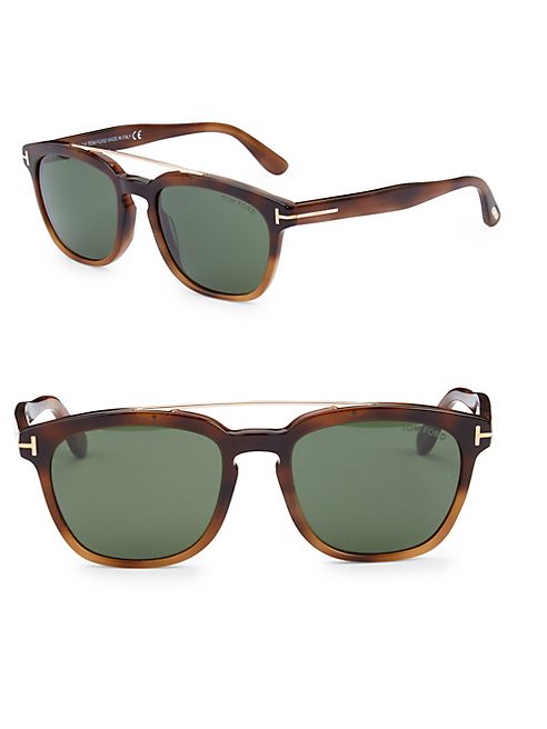 Tom Ford Eyewear - Holt 54MM Square Sunglasses