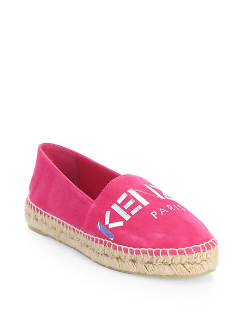 KENZO - Karpi Logo Suede Espadrilles