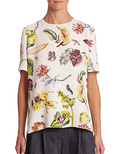 Adam Lippes - Floral-Print Top