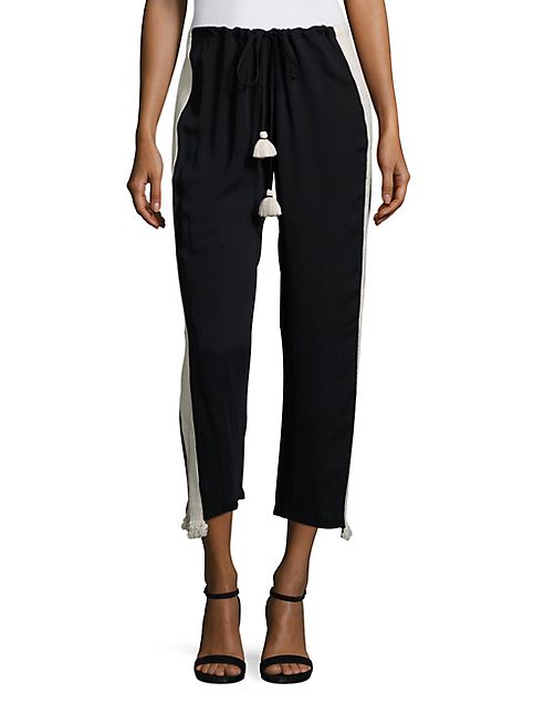 FIGUE - Cova Striped Cropped Pants