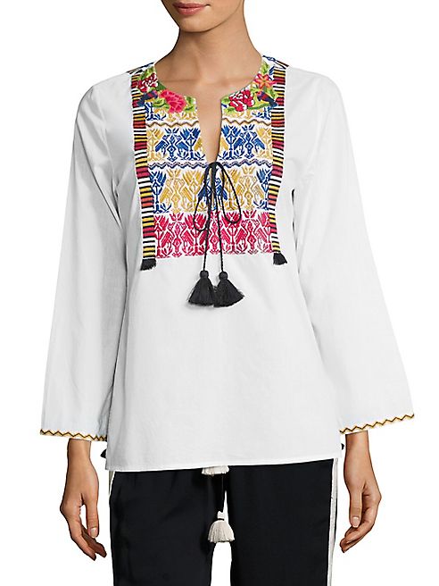 FIGUE - Renata Embroidered Top