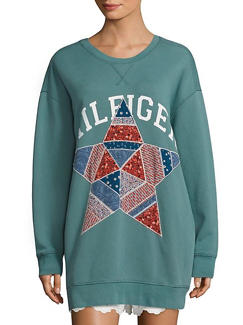 Tommy Hilfiger Collection - Patchwork Long Sleeve Sweatshirt