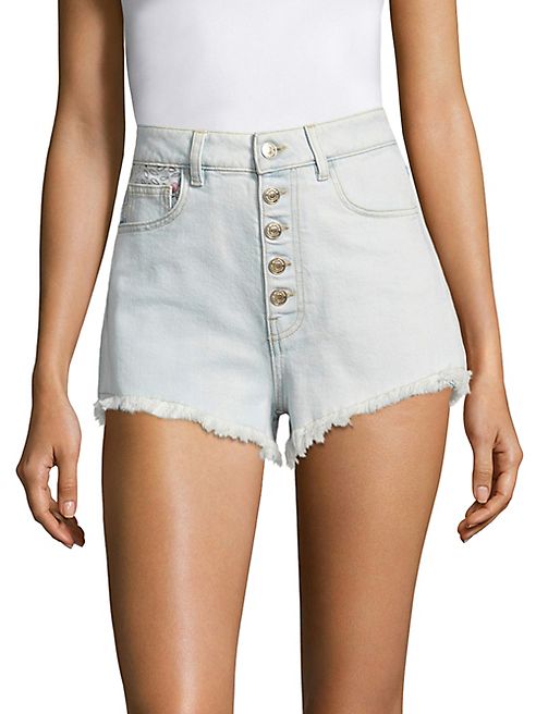 Tommy Hilfiger Collection - Denim Fringe Shorts