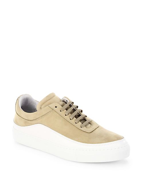 Public School - Braeburn Suede & Leather Low-Top Sneakers