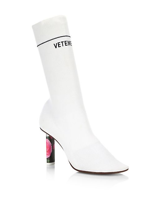 VETEMENTS - Lighter Heel Knit Sock Boots