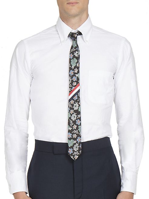 Thom Browne - Floral Silk Tie