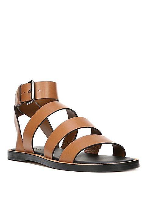 Vince - Macey Leather Ankle-Strap Sandals