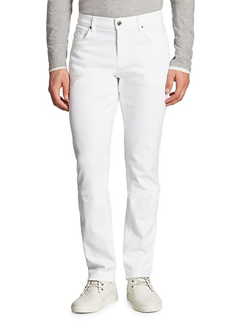 7 For All Mankind - Slimmy Slim Solid Straight Jeans