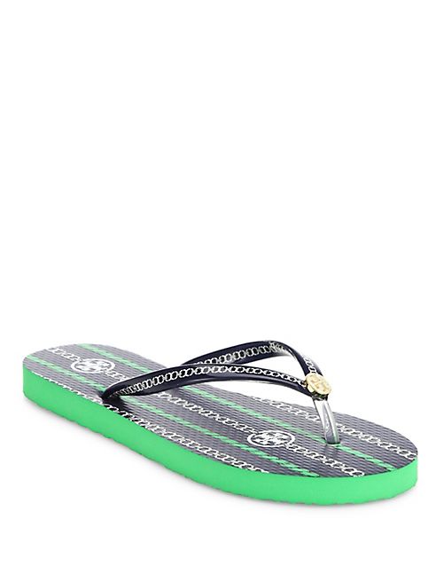 Tory Burch - Samba Gemini Link Flip Flops