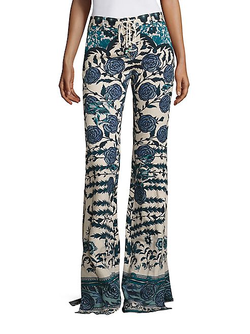 Roberto Cavalli - Floral Denim Jeans