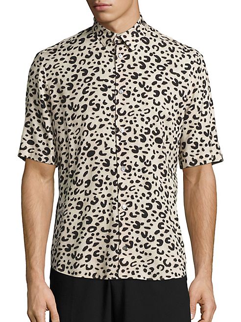 McQ Alexander McQueen - Short Sleeve Sheehan Button-Down Shirt