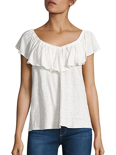 Rebecca Taylor - On & Off-the-Shoulder Jersey Top