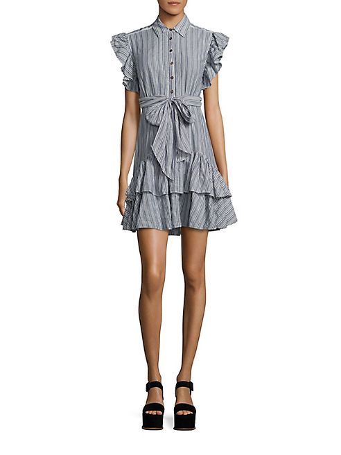 Rebecca Taylor - Yarn-Dyed Striped Dress