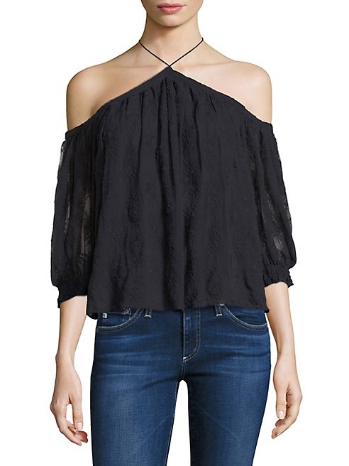 Rebecca Taylor - Selina Embroidered Silk Top