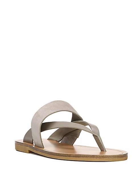 Vince - Tess Leather & Suede Thong Sandals