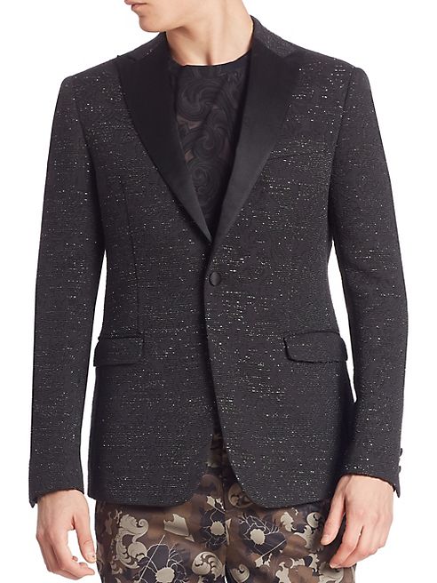 Versace Collection - Floral Jacquard Jacket