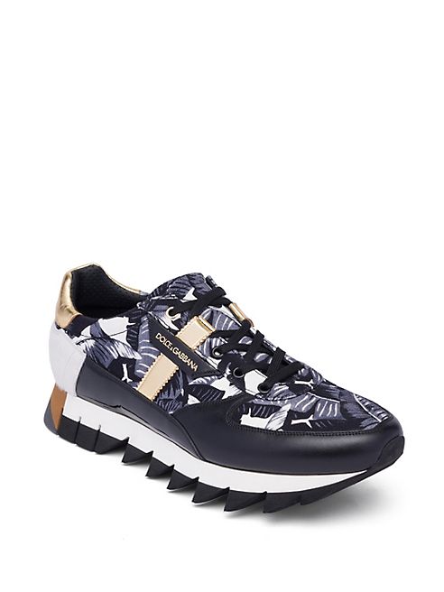 Dolce & Gabbana - Ibiza Mixed Media Sneakers