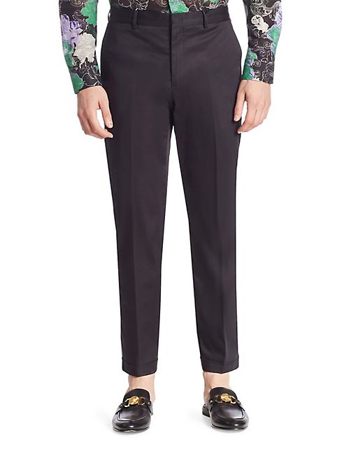 Versace Collection - Stretch-Cotton Pants