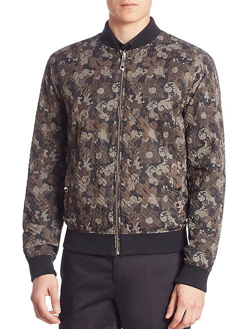 Versace Collection - Reversible Army Bomber Jacket