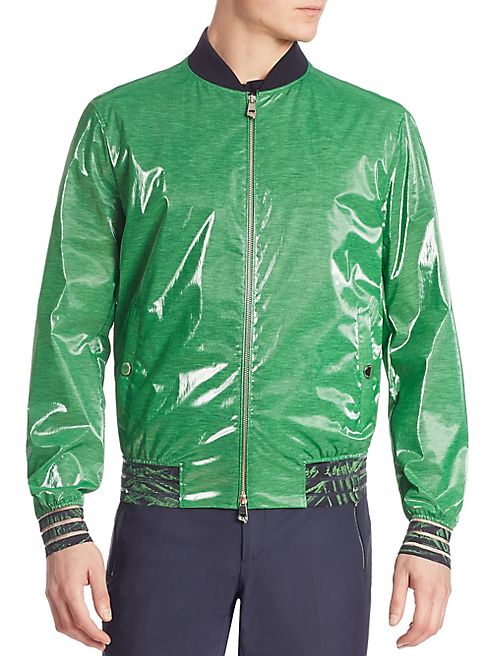 Versace Collection - Long Sleeve Zip-up Blouson