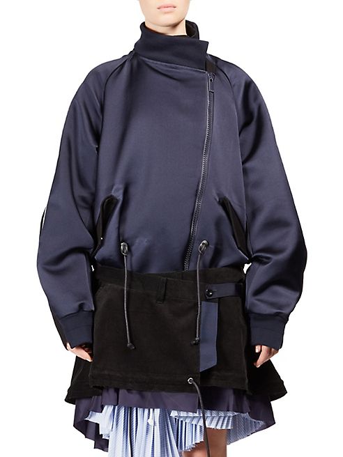 Sacai - Silk Anorak Jacket