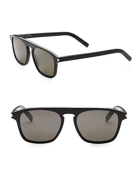 Saint Laurent - 52MM Keyhole Bridge Sunglasses