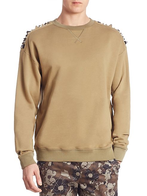 Versace Collection - Studded Cotton Sweater