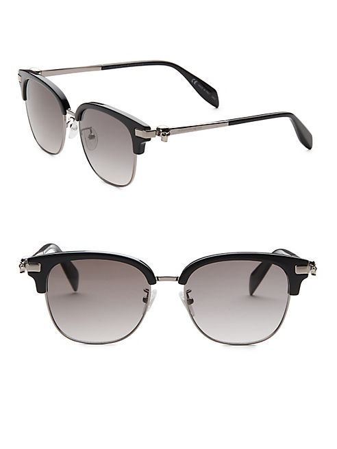 Alexander McQueen - Kering 55MM Rectangular & Square Sunglasses