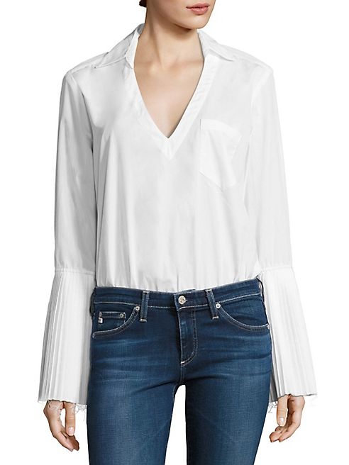 Alix - Christopher Poplin Shirt Bodysuit