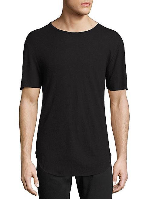 Vince - Raw Hem Solid Tee