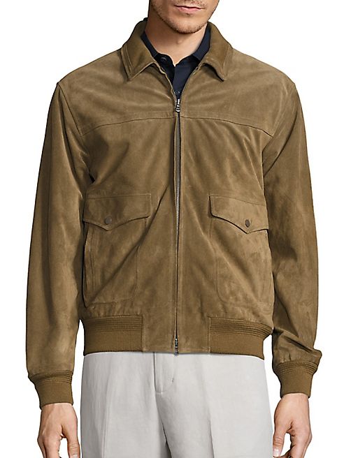 Vince - Suede Flight Jacket