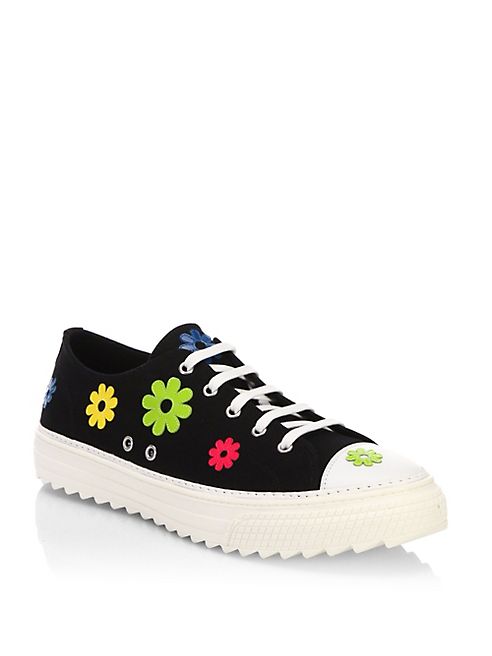 Moschino - Flower Low-Top Sneakers