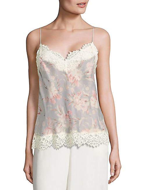 Zimmermann - Stranded Lace Floral Cami Top