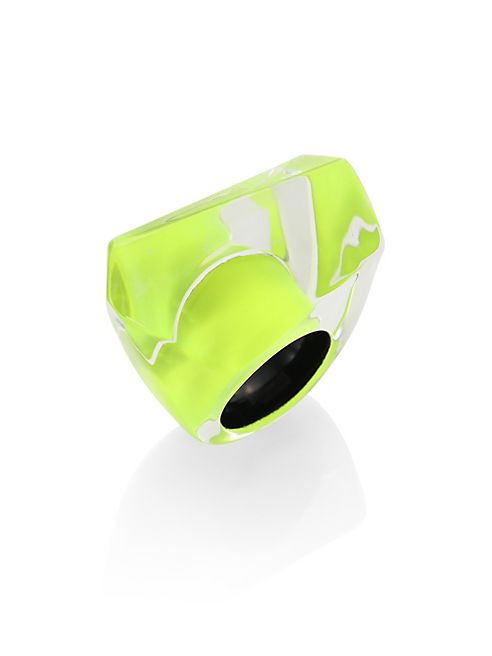 Alexis Bittar - Lucite Faceted Cocktail Ring