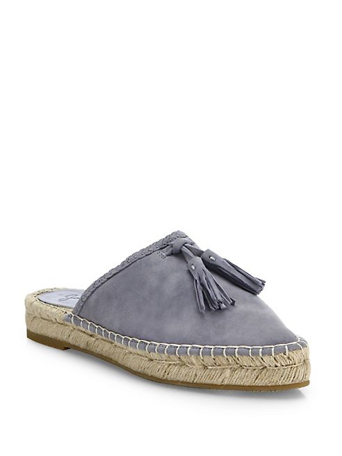 Joie - Walda Tassel Suede Espadrille Mules